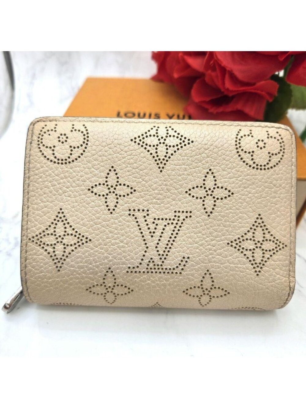 Louis Vuitton Monogram Mahina Portefeuille Clair Galet Wallet